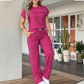 ✨👗 Conjunto feminino de duas peças elegante e confortável para o dia a dia