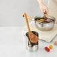 🍳🧑‍🍳 50% DE DESCONTO! Porta Utensílios de Cozinha Multifuncional – Acomoda tampas de panelas, espátulas e tábuas de corte. Aço inoxidável reforçado, economiza espaço. 🛡️✨