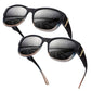 🕶️ Óculos de Sol Polarizados Oversize UV400 – Proteção Total com Estilo Elegante e Moderno
