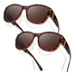 🕶️ Óculos de Sol Polarizados Oversize UV400 – Proteção Total com Estilo Elegante e Moderno