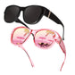 🕶️ Óculos de Sol Polarizados Oversize UV400 – Proteção Total com Estilo Elegante e Moderno