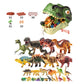 Kit de Brinquedo de Dinossauro Divertido e Educativo para Crianças