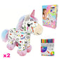 ✨Kit DIY de Pelúcia de Unicórnio para Colorir🦄