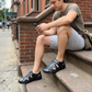 👟 Sandálias masculinas respiráveis com bico fechado – conforto, proteção e estilo para o verão