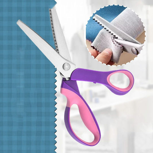 ✂️✨ Tesoura de Picotar Multiuso – Crie acabamentos profissionais em tecido, papel e artesanato com facilidade