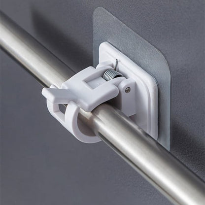 🏠 Suporte Ajustável para Cortinas Sem Furos – Instale Sem Danificar a Parede