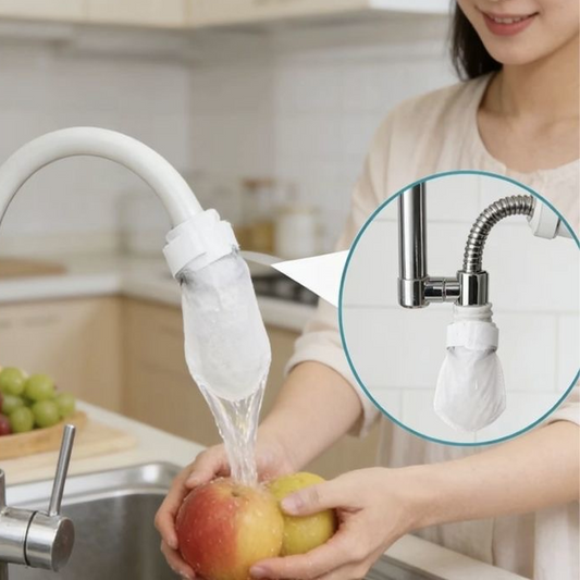 🚰💦 Filtro para torneira de cozinha à prova de respingos | Filtra areia e ferrugem – Pague na entrega ✅