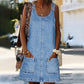 👗 Vestido Jeans de Verão Feminino – Leve, Confortável e Estilo Casual Chic para o Dia a Dia