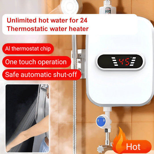 🚿⚡ Aquecedor de Água Instantâneo Termostático – Água Quente na Hora com Segurança e Eficiência