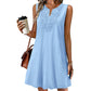 🌿 Vestido Casual Feminino de Algodão e Linho – Leve, Respirável e Elegante para o Dia a Dia