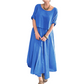 👗🌿 Conjunto Feminino de Verão 2 Peças – Blusa Solta + Saia Fluida Respirável para Elegância Sem Esforço