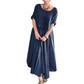 👗🌿 Conjunto Feminino de Verão 2 Peças – Blusa Solta + Saia Fluida Respirável para Elegância Sem Esforço