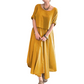 👗🌿 Conjunto Feminino de Verão 2 Peças – Blusa Solta + Saia Fluida Respirável para Elegância Sem Esforço