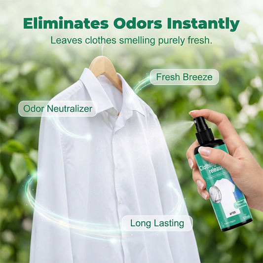 ✨ Spray Antirrugas Instantâneo para Roupas – Alise Tecidos em Segundos Sem Ferro de Passar