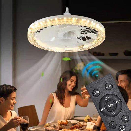 💥PROMOÇÃO IMPERDÍVEL DE 2026: 50% DE DESCONTO💥 Ventilador de teto 2 em 1 silencioso e ajustável com controle remoto