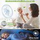 💡🌬️ Ventilador 2 em 1 com Luz LED Dimerizável e Controle Remoto – Frescor Silencioso e Iluminação Confortável para Dormir Melhor