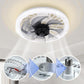 💡🌬️ Ventilador 2 em 1 com Luz LED Dimerizável e Controle Remoto – Frescor Silencioso e Iluminação Confortável para Dormir Melhor