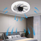 💡🌬️ Ventilador 2 em 1 com Luz LED Dimerizável e Controle Remoto – Frescor Silencioso e Iluminação Confortável para Dormir Melhor