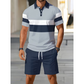 👕🏖️ Conjunto masculino verão camisa + bermuda – leve, elegante e respirável
