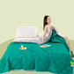 ❄️🛏️ Edredom Refrescante de Verão – Leve, Respirável e Termorregulador para Noites Sem Suor e Sono Profundo