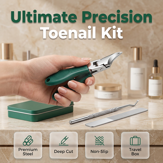 💅✨ Kit profissional para unhas dos pés – corte preciso e acabamento perfeito em casa