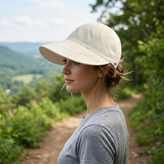 🧢 Chapéu Feminino de Proteção Solar UPF50+ – Leve, Ajustável e Ideal para Praia, Viagens e Verão