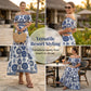 🌺✨ Vestido Maxi Resort floral com recorte na cintura – elegância leve para o verão