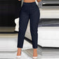 ✨ Calça Feminina Cropped de Cintura Alta – Elegante, Modeladora e Perfeita Para Todos os Looks