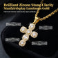 ✝️💎 Colar cruz com zircônia brilhante – elegância atemporal com brilho de diamante
