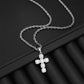✝️💎 Colar cruz com zircônia brilhante – elegância atemporal com brilho de diamante