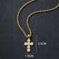 ✝️💎 Colar cruz com zircônia brilhante – elegância atemporal com brilho de diamante