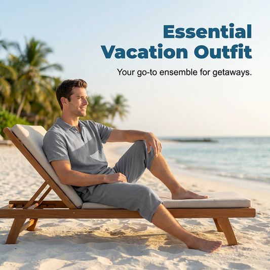 🌬️ Conjunto de Verão Masculino/Unissex em Linho Respirável – Camisa + Calça Capri para Máximo Conforto e Estilo