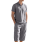 🌬️ Conjunto de Verão Masculino/Unissex em Linho Respirável – Camisa + Calça Capri para Máximo Conforto e Estilo