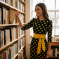 👗✨ Vestido Feminino Retrô de Bolinhas – Elegância Vintage e Conforto para o Dia a Dia