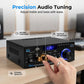 🔊🎶 Mini Amplificador de Áudio Bluetooth Multifuncional – Som Potente com USB, FM e Karaokê