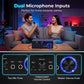 🔊🎶 Mini Amplificador de Áudio Bluetooth Multifuncional – Som Potente com USB, FM e Karaokê