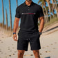 ✨ Conjunto Feminino 2 Peças de Verão – Camiseta Polo + Shorts Confortáveis e Leves