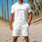 ✨ Conjunto Feminino 2 Peças de Verão – Camiseta Polo + Shorts Confortáveis e Leves