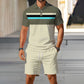 ✨ Conjunto Feminino 2 Peças de Verão – Camiseta Polo + Shorts Confortáveis e Leves