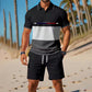 ✨ Conjunto Feminino 2 Peças de Verão – Camiseta Polo + Shorts Confortáveis e Leves