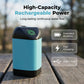 🚿🏕️ Chuveiro Portátil Turbo-Flow para Camping – Banho com Pressão Forte em Qualquer Lugar, Recarregável e Ultra Compacto
