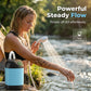 🚿🏕️ Chuveiro Portátil Turbo-Flow para Camping – Banho com Pressão Forte em Qualquer Lugar, Recarregável e Ultra Compacto