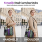 ✨ Bolsa Tote Feminina em Couro PU com Estampa de Cobra – Elegância, Espaço e Estilo Sofisticado