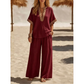 ✨ Conjunto Feminino Elegante de 2 Peças com Decote em V – Conforto, Estilo e Caimento Perfeito
