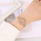 ✨ Relógio Feminino Quadrado com Cordão Elegante – Brilho Sofisticado e Ajuste Perfeito no Pulso