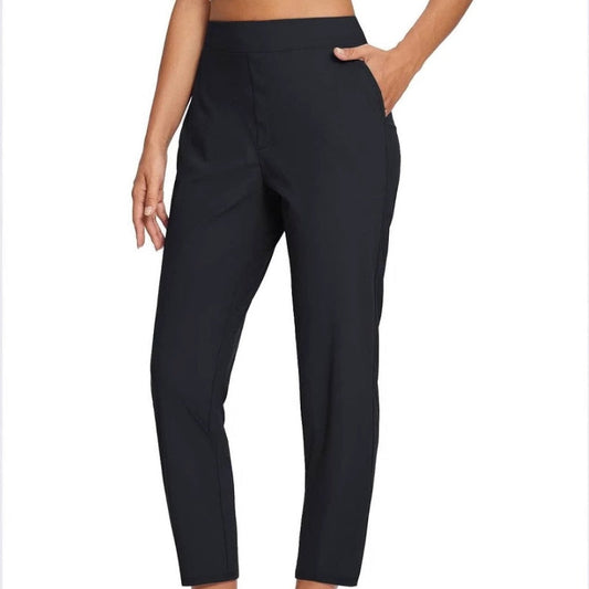 👖 Calça Feminina de Cintura Alta com Bolsos com Zíper – Conforto, Modelagem Perfeita e Estilo para Academia e Dia a Dia