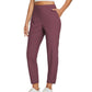 👖 Calça Feminina de Cintura Alta com Bolsos com Zíper – Conforto, Modelagem Perfeita e Estilo para Academia e Dia a Dia