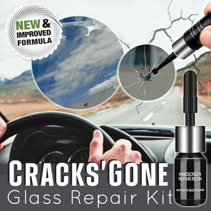 🪟✨ Kit Revolucionário de Reparo de Vidros – Corrija Rachaduras em Segundos Sem Gastar com Oficina