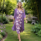 🌸 Vestido Midi Floral com Casaquinho Transparente – Leve, Elegante e Perfeito para o Verão