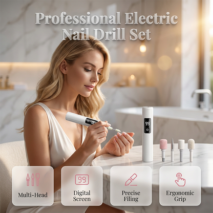 💅✨ Lixa Elétrica Profissional para Unhas – Manicure e Pedicure Perfeitas em Casa